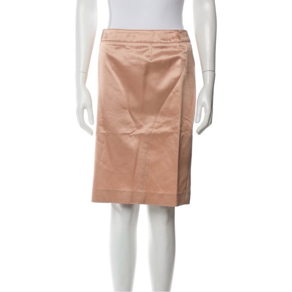 vintage christian dior by john galliano pink satin midi skirt (see description)